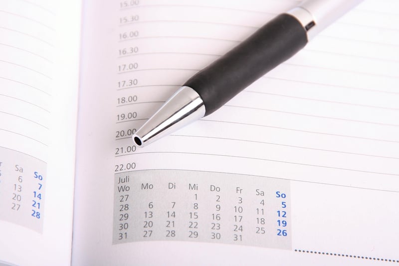Calendar Planning Schedule